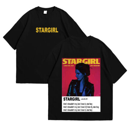 Stargirl Oversized Graphic Tee – Inspired by Lana Del Rey & The Weeknd