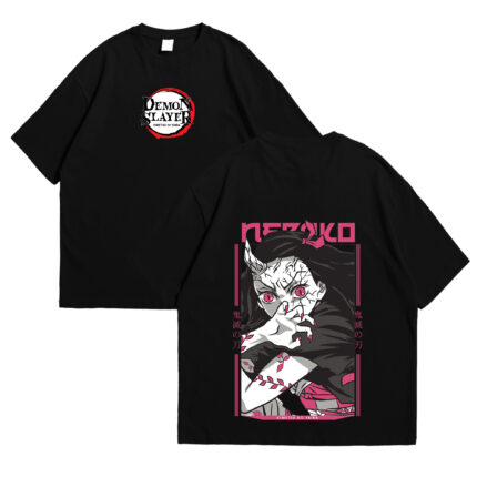 Demon Slayer Nezuko Kamado Awakened Form Oversized T-Shirt